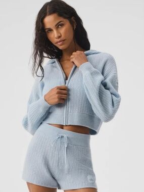 ALO YOGA CASHMERE WAFFLE KNIT SET